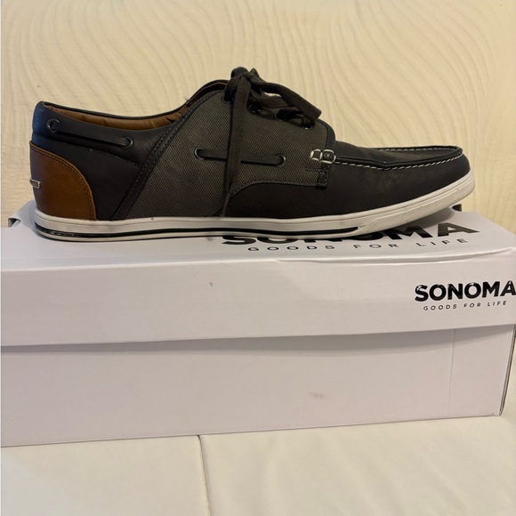 Men’s Sonoma Boat Shoes Sockless Style - Picture 2 of 5